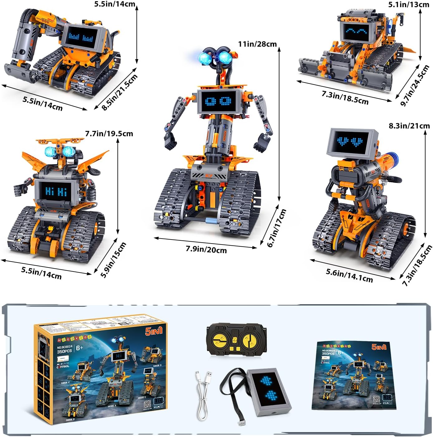 5 in 1 RC Roboter Bausatz