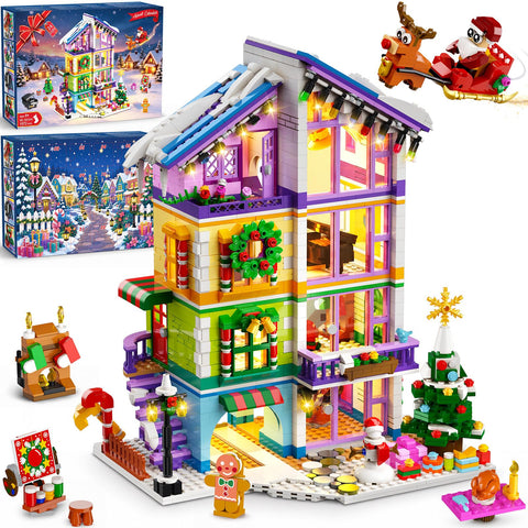 Adventskalender 2026 Friend Mädchen Haus Mini Bauspielzeug mit LED