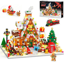 Adventskalender 2026 Lebkuchenhaus Mini Klemmbausteine Set mit Licht