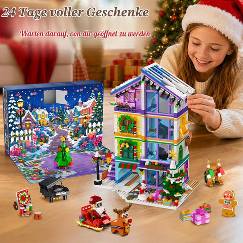 Adventskalender 2026 Friend Mädchen Haus Mini Bauspielzeug mit LED