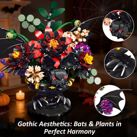 Gothic Fledermaus-Blumen-Kollektion