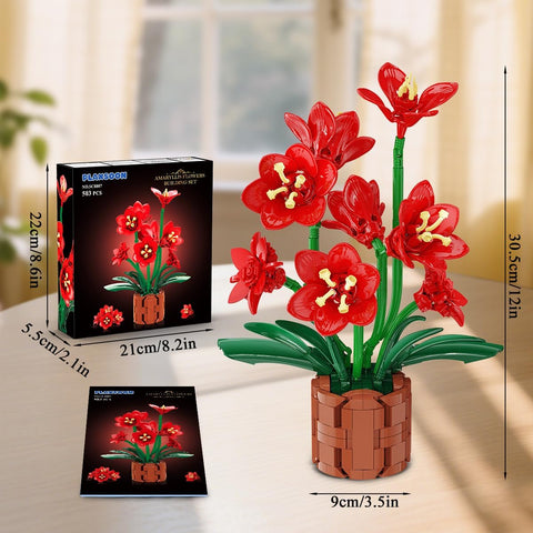 Amaryllis-Blumen-Bonsai-Bauset