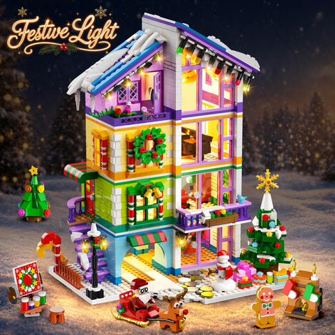 Adventskalender 2026 Friend Mädchen Haus Mini Bauspielzeug mit LED