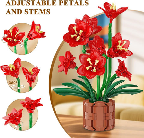 Amaryllis-Blumen-Bonsai-Bauset