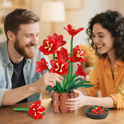 Amaryllis-Blumen-Bonsai-Bauset