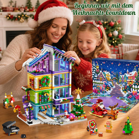 Adventskalender 2026 Friend Mädchen Haus Mini Bauspielzeug mit LED