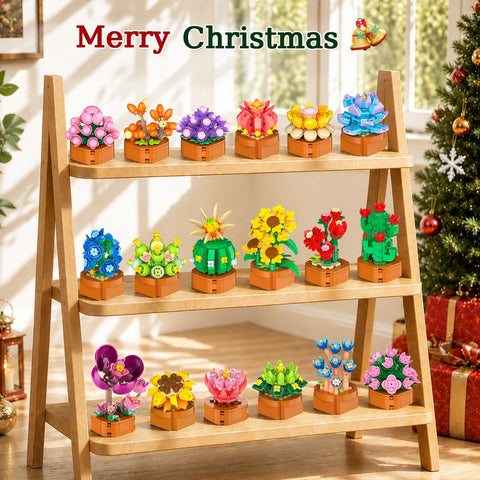 Blumen Adventskalender Weihnachten 2026 – Mini Bausteine für Kinder ab 8+