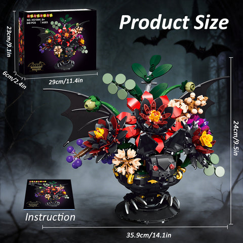 Gothic Fledermaus-Blumen-Kollektion