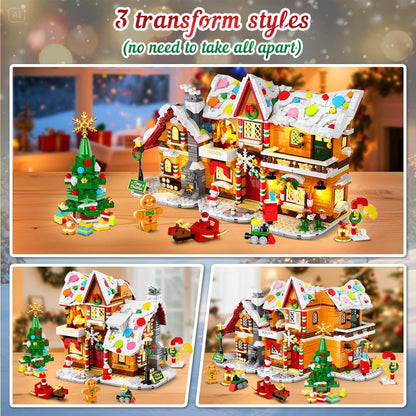Adventskalender 2026 Lebkuchenhaus Mini Bauspielzeug