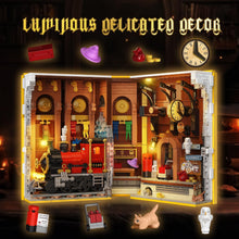 Magischer Bahnhof Book Nook Bauspielzeug Set