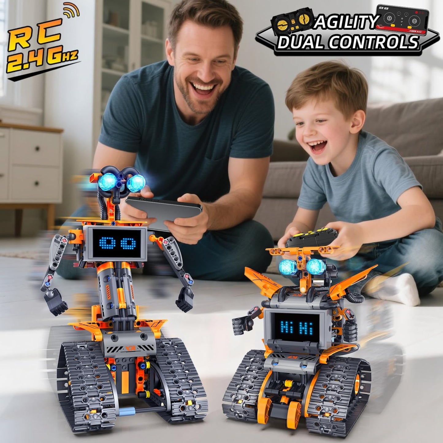 5 in 1 RC Roboter Bausatz