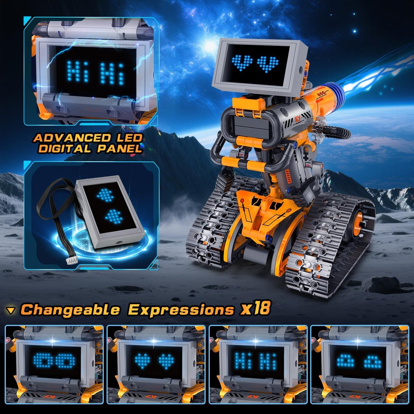 5 in 1 RC Roboter Bausatz