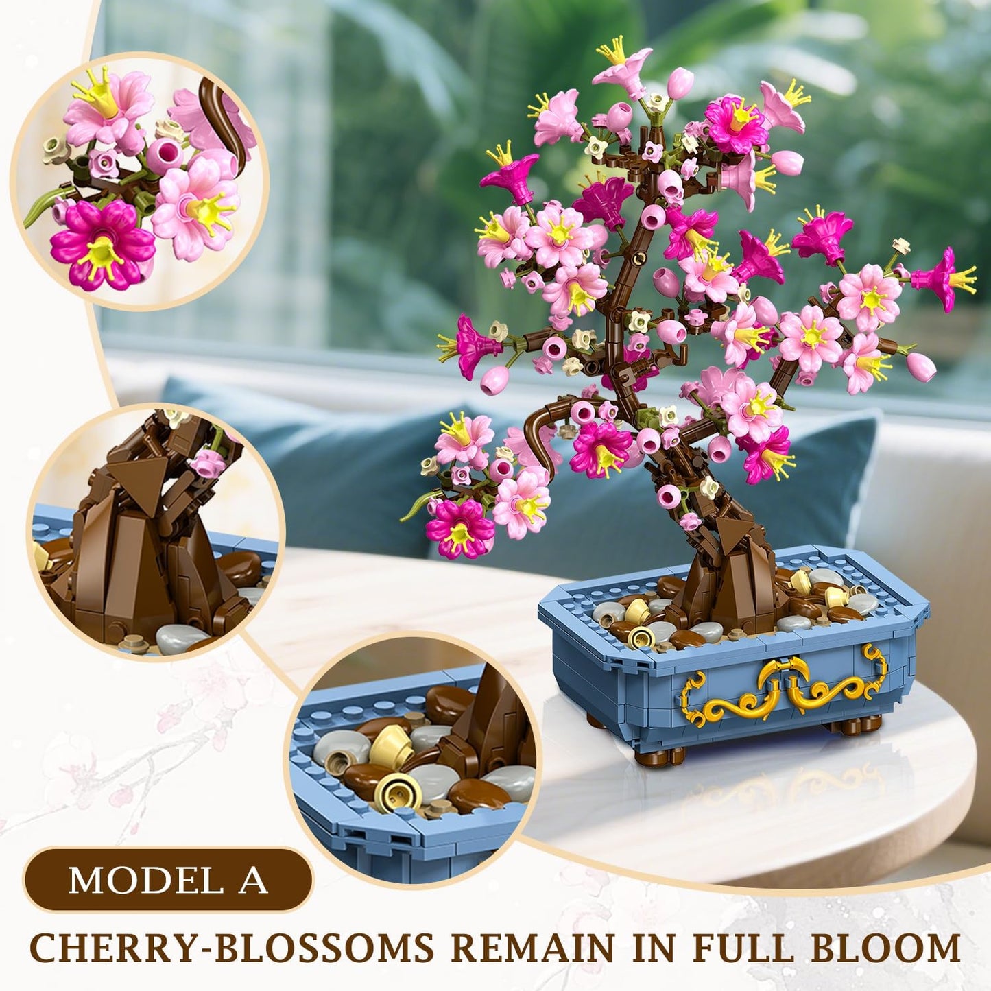 Kirschblüten Bonsai-2 in 1