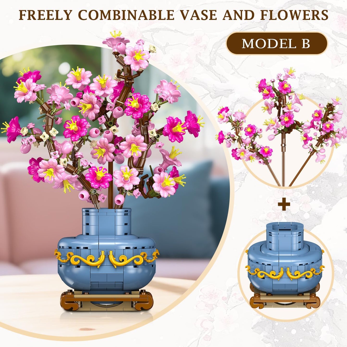 Kirschblüten Bonsai-2 in 1