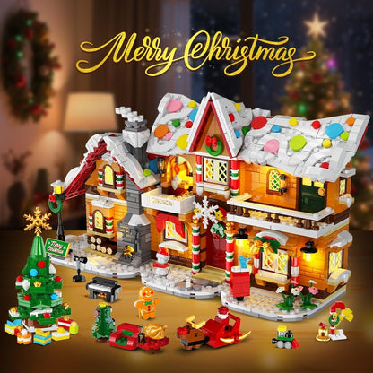 Adventskalender 2026 Lebkuchenhaus Mini Bauspielzeug