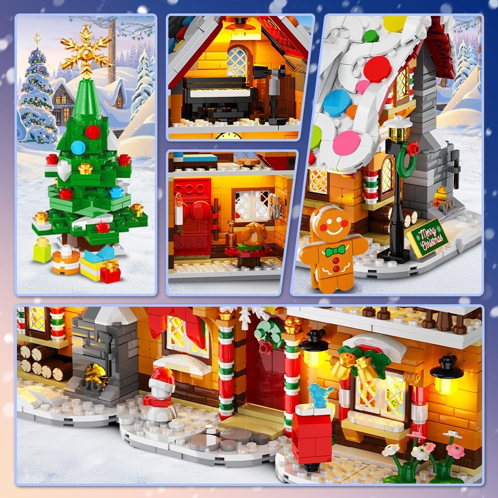 Adventskalender 2026 Lebkuchenhaus Mini Bauspielzeug