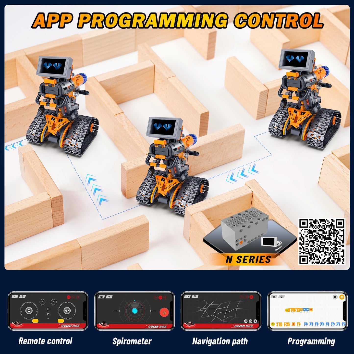 5 in 1 RC Roboter Bausatz