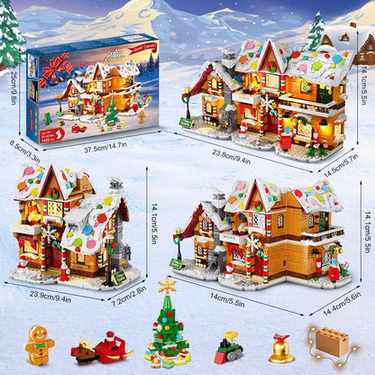 Adventskalender 2026 Lebkuchenhaus Mini Bauspielzeug
