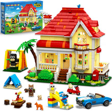HOGOKIDS Friends Haus Bauset mit LED-Beleuchtung
