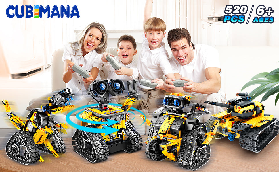 Technik Roboter Kinder für Jungen, 3-IN-1 Technik Bauspielzeug mit App-Fernst Technik Roboter Kinder für Jungen, 3-IN-1 Technik Bauspielzeug mit App-Fernst