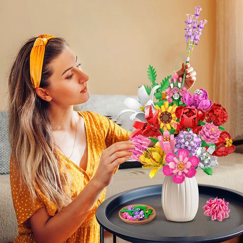 Blumen-Bauset für Mädchen ab 8 Jahren