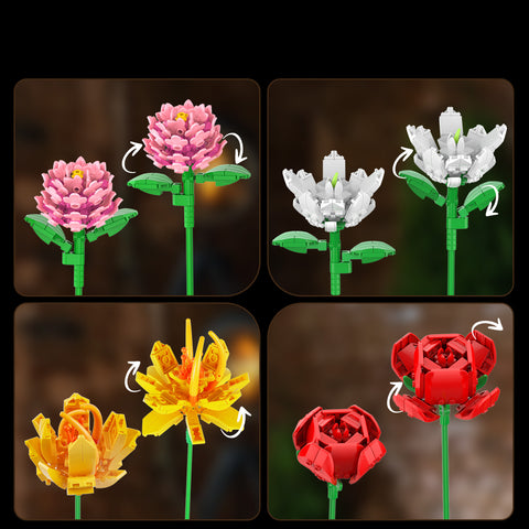 Blumen-Bauset für Mädchen ab 8 Jahren
