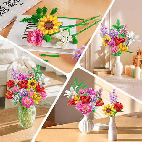 Blumen-Bauset für Mädchen ab 8 Jahren