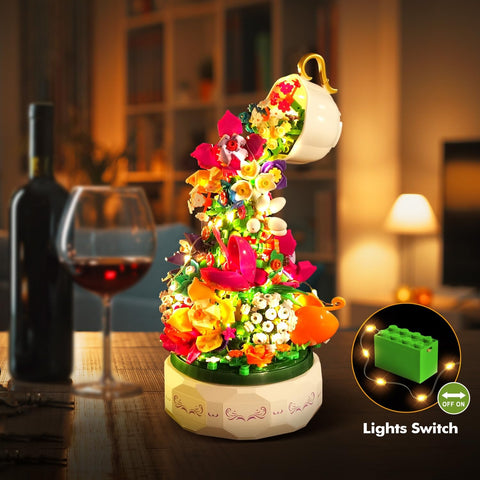 Blumenmusik-Bauset mit LED-Beleuchtung