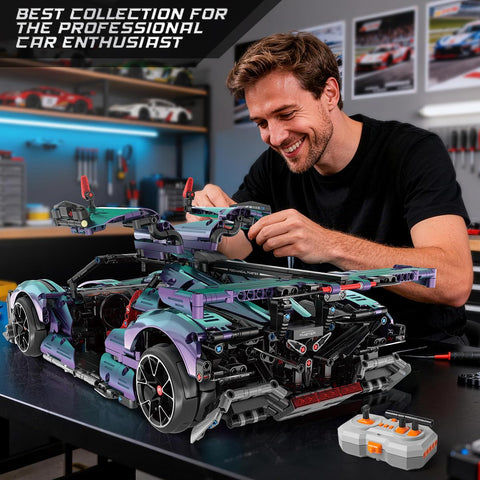 HOGOKIDS Technik Ferngesteuerter Auto Baustein