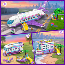 HOGOKIDS 3-in-1 Flugzeug-Bauspielzeug, Geschenk für Mädchen ab 8 Jahre