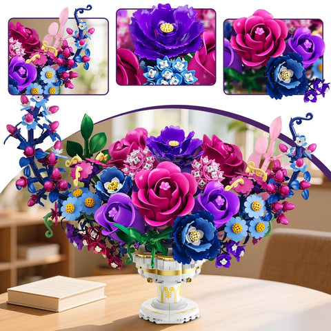 PLAXSOON Mondblumen-Bauset mit LED-Beleuchtung