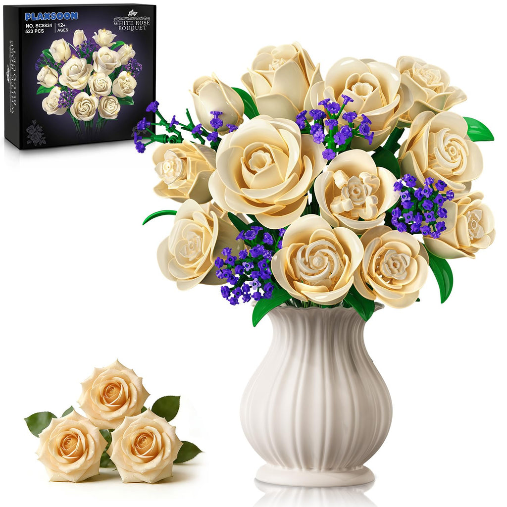 PLAXSOON Blumenstrauß Bausatz mit Licht